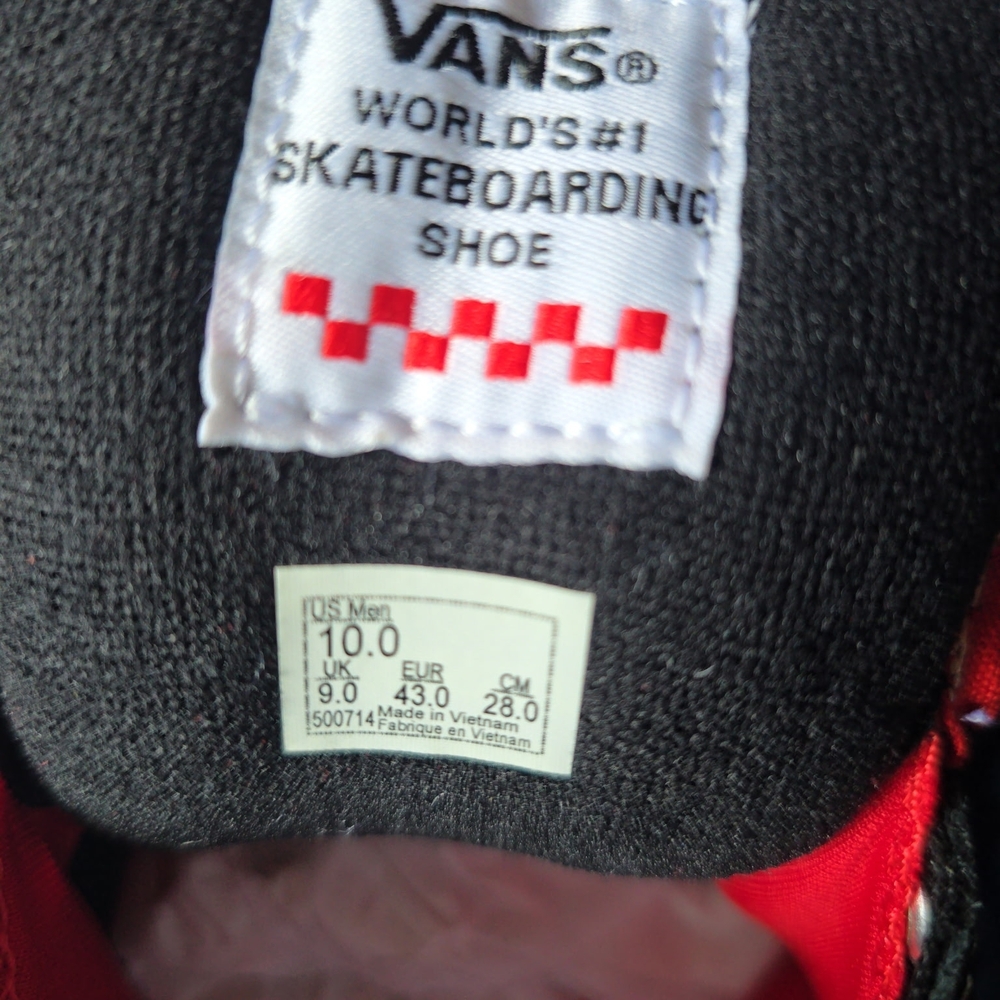Vans socks + Vans Old Skool 36+ Black,Blue & White Skate Shoes - Picture 5 of 5